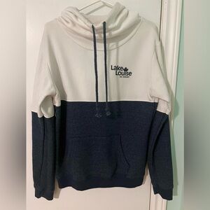 Women’s Large River Wear / Lake Louise Ski Resort Funnel Neck Hoodie